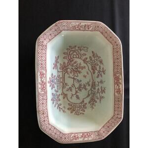 Adams Calyx Ware Singapore Bird Vegetable Serving Bowl Dish 9”